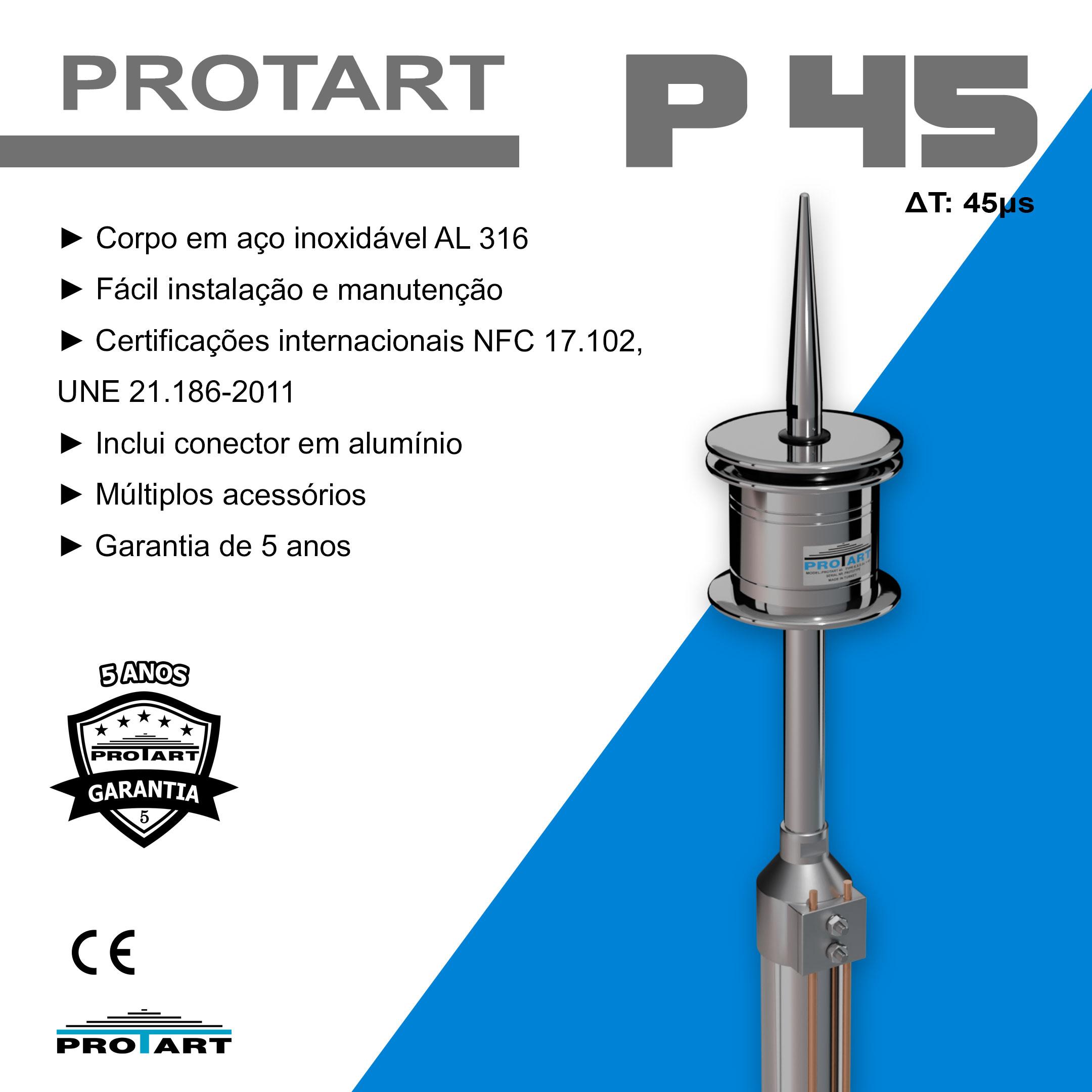 P60 - Captor de Descargas Atmosféricas